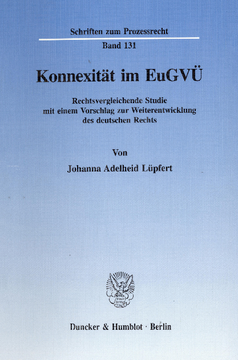 Konnexität im EuGVÜ Konnexität im EuGVÜ