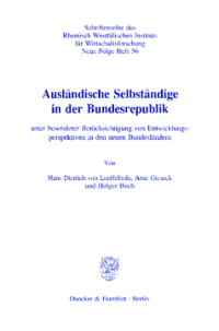 Ausländische Selbständige in der Bundesrepublik