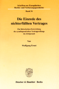 Die Einrede des nichterfüllten Vertrages