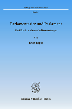Parlamentarier und Parlament