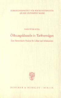 Öffnungsklauseln in Tarifverträgen