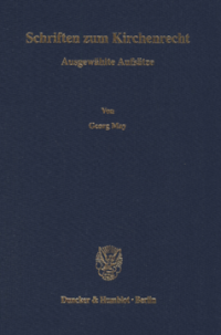 Schriften zum Kirchenrecht