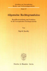 Allgemeine Rechtsgrundsätze