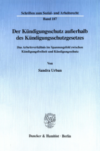 Der Kündigungsschutz außerhalb des Kündigungsschutzgesetzes