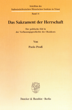 Das Sakrament der Herrschaft Das Sakrament der Herrschaft