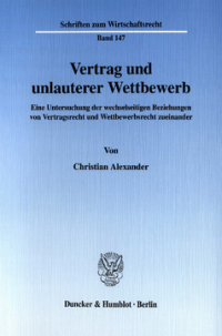 Vertrag und unlauterer Wettbewerb