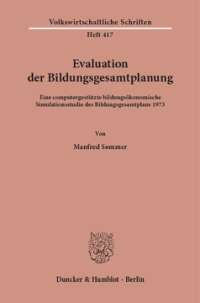 Evaluation der Bildungsgesamtplanung