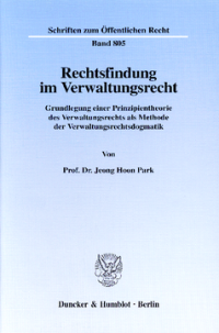 Rechtsfindung im Verwaltungsrecht