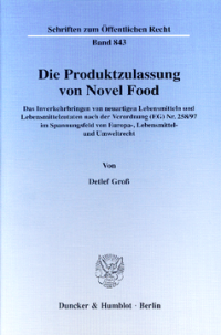 Die Produktzulassung von Novel Food