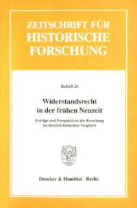 Widerstandsrecht in der frühen Neuzeit