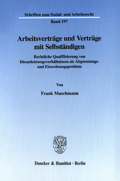 Arbeitsverträge und Verträge mit Selbständigen Arbeitsverträge und Verträge mit Selbständigen