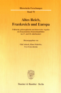 Altes Reich, Frankreich und Europa