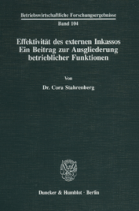 Effektivität des externen Inkassos