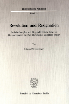 Revolution und Resignation