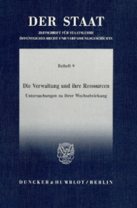 Die Verwaltung und ihre Ressourcen