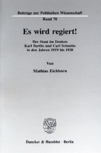 Es wird regiert!