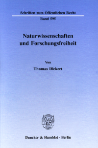 Naturwissenschaften und Forschungsfreiheit