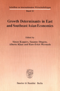 Growth Determinants in East and Southeast Asian Economies Growth Determinants in East and Southeast Asian Economies