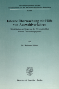 Interne Überwachung mit Hilfe von Auswahlverfahren