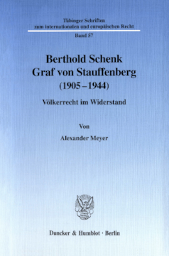 Berthold Schenk Graf von Stauffenberg (1905–1944) Berthold Schenk Graf von Stauffenberg (1905–1944)