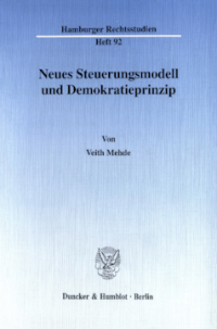 Neues Steuerungsmodell und Demokratieprinzip