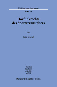 Hörfunkrechte des Sportveranstalters