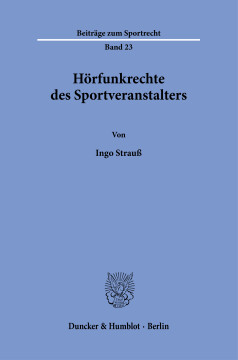 Hörfunkrechte des Sportveranstalters Hörfunkrechte des Sportveranstalters