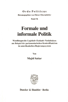 Formale und informale Politik