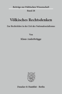 Völkisches Rechtsdenken