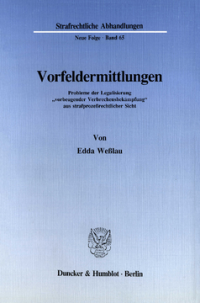 Vorfeldermittlungen