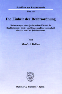 Die Einheit der Rechtsordnung