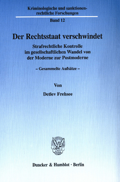 Der Rechtsstaat verschwindet Der Rechtsstaat verschwindet