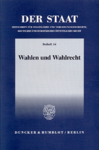 Wahlen und Wahlrecht