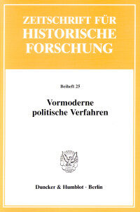 Vormoderne politische Verfahren