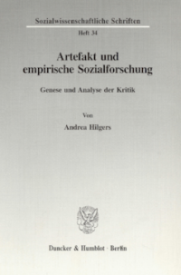 Artefakt und empirische Sozialforschung