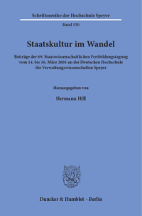 Staatskultur im Wandel