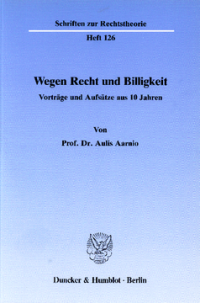 Wegen Recht und Billigkeit