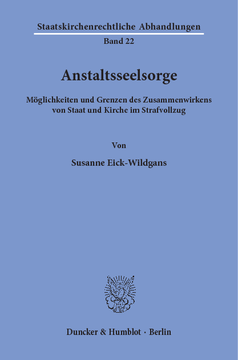 Anstaltsseelsorge Anstaltsseelsorge