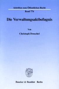 Die Verwaltungsaktbefugnis