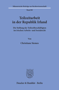 Teilzeitarbeit in der Republik Irland