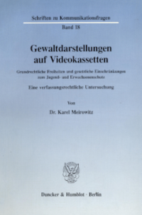 Gewaltdarstellungen auf Videokassetten