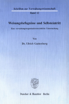 Weisungsbefugnisse und Selbsteintritt Weisungsbefugnisse und Selbsteintritt