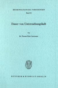 Dauer von Untersuchungshaft