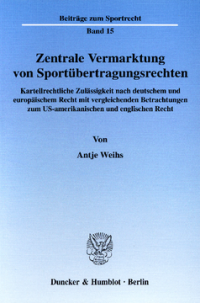 Zentrale Vermarktung von Sportübertragungsrechten