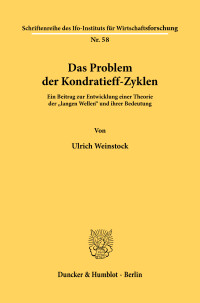 Das Problem der Kondratieff-Zyklen