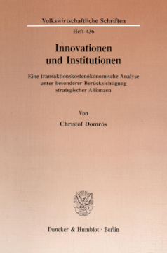 Innovationen und Institutionen