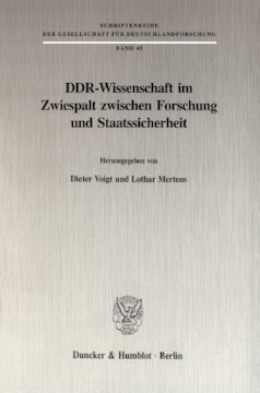 DDR-Wissenschaft im Zwiespalt zwischen Forschung und Staatssicherheit