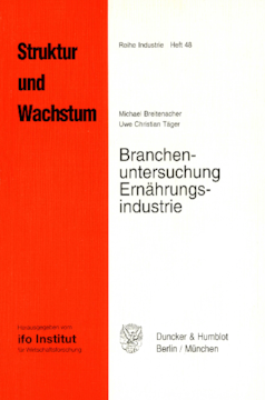 Branchenuntersuchung Ernährungsindustrie Branchenuntersuchung Ernährungsindustrie