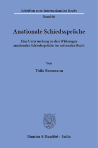 Anationale Schiedssprüche