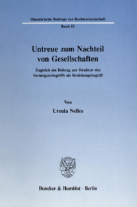 Untreue zum Nachteil von Gesellschaften